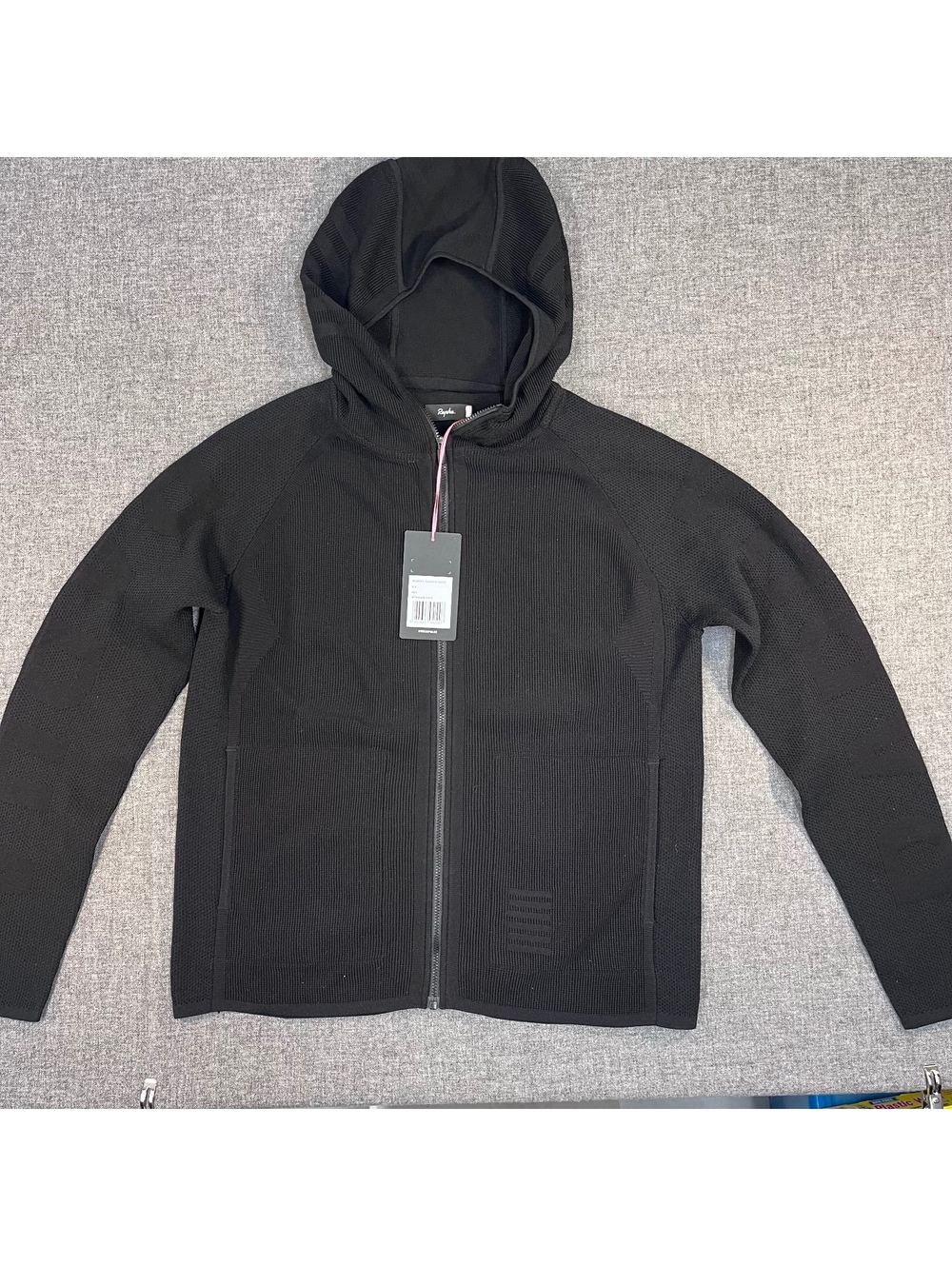 Rapha Women’s Black Transfer Hoodie, Med, NWT